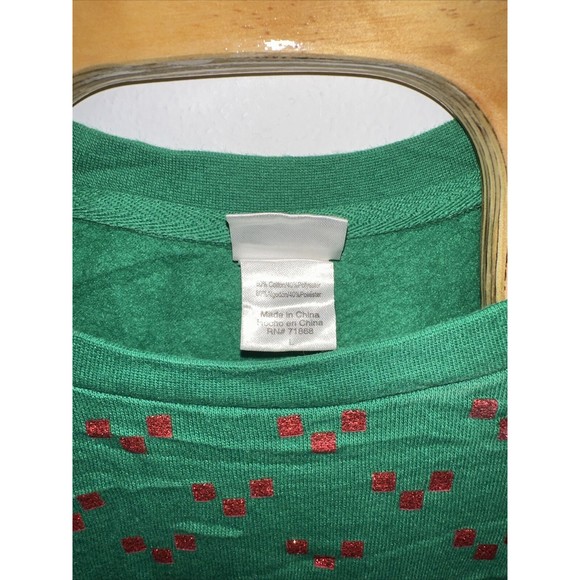 Nickelodeon Ugly Christmas Sweatshirt Large Ninja Turtle Digital Cowabunga Tacky - Picture 2 of 5